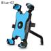 Adjustable Anti-shock Handlebar Rack Bicycle Bracket Motorcycle Stand MTB Bike Phone Holder BLUE 02