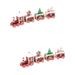 2 Count Gifts for Stocking Stuffers Funny Train Toy Train Around Christmas Tree Train Desktop Adornment Child