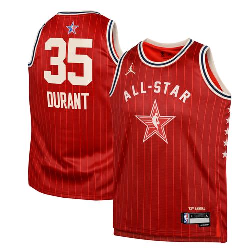 Western Conference Jordan Brand All-Star 2024 Swingman-Trikot – Crimson – Kevin Durant – Jugend