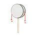 Pristin Rattle-drum Drum Rattle Spin Hand Drum Handheld Drum Handheld Musical Rattle-Drum Wooden Drum 4-inch Rattle-Drum Handheld Musical Baby Drum Hand Drum Rattle Spin Drum Musical Baby Kid ADBEN