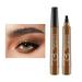 Melotizhi Eyebrow Pencil Professional Makeup Eye Brow Pen Eyebrow Pen Eyebrow Tattoo Liquid Makeup Kit With Micro Tip Applicator - Waterproofs Proof Long Last Eye Brow Pencil Tint Mascara 5ML