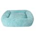 Rectangle Plush Pet Bed Calming Bed For Dogs Cats Kennel Large Pet Houses for outside Pole Mounted outside Gardening Decorations Bar Houses for outside Clear Pet Houses for outside Pet Wall Pocket
