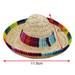 Straw Sombrero Hat Mexican Mariachi Pet Dog Cat Accessory Poodle Outfits for Dogs Chopper Hat Dog Rain Hat for Dogs Dog Birthday Cake Mix Birthday Decorations for Dogs Girl