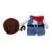 Dogs And Cats Funny Cowboy Change Outfit Standing Up Teddy Bear Bull Funny Outfit Outfit Pet Clothes Rack Pet Clothes for Small Dogs Girl Pet Clothes for Small Dogs Boy Pet Clothes for Small Dogs Tutu