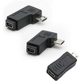 rgzhihuifz Mini USB to ro USB Adapter (3-Pack) Mini USB Female to ro USB Male Convert USB Type B ro to USB
