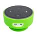 Silicone Case Protable Protective Case Cover Skin with Suction Cup Base for Echo Dot 2 (Green)