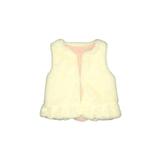Faux Fur Vest: Ivory Jackets & Outerwear - Kids Girl's Size 7