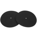 2 Pcs Turntable Vinyl Record Accessory Soundtrack Vinyl Mat for Disc Vinyl Record Protective Mat Record Mat Record Player Felt