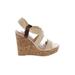 Steve Madden Wedges: Tan Shoes - Women's Size 9 1/2