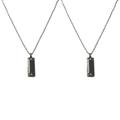 2 Pcs Mens Gifts Harmonica Necklace Guitar Pick Necklace Necklace Pendant Delicate Pendant Whistle Lightweight Stainless Steel Man