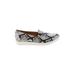 Naturalizer Flats: Gray Snake Print Shoes - Women's Size 7 1/2 - Almond Toe