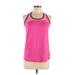 Nike Active Tank Top: Pink Print Activewear - Women's Size Medium