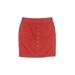 Caselil Denim Skirt: Red Print Skirts & Dresses - Kids Girl's Size 2