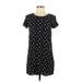 Forever 21 Casual Dress - Shift: Black Print Dresses - Women's Size Small