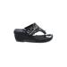 Burberry Wedges: Black Print Shoes - Women's Size 35 - Open Toe