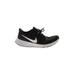 Nike Sneakers: Black Color Block Shoes - Women's Size 9 1/2 - Round Toe