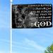 Bayyon Jesus Faith Grommet Flag I Would Rather Stand With God And Be Judged By The World Flag Banner with Grommets 3x5Feet Man cave Decor