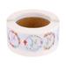 Baade Adhesive Label 500 Pcs Flower Stickers Label Roll Thank You Roll Sticker Packing Adhesive Label