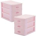 2 Pcs Storage Drawers Desktop Storage Organizer Storage Boxes Storage Drawers for Desk Drawers Organizer Office