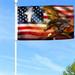 Bayyon Patriot Flag American Eagle Horse Patriot God Jesus Grommet Flag Banner with Grommets 3x5Feet Man cave Decor