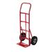 MILWAUKEE Steel Hand Trucks with Continuous Handle 10 Solid Rubber Wheels 14 x 8 Noseplate