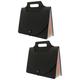 2pcs File Folder Accordion File Folder Plastic File Bag Large Capacity File Folder