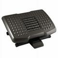 Kantek Premium Adjustable Footrest w/Rollers 18w x 13d x 4h Black