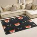 GZHJMY Foxes and Arrows Non Slip Area Rug for Living Dinning Room Bedroom Kitchen 3 x 5 (39 x 60 Inches) Cute Nursery Rug Floor Carpet Yoga Mat