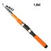 Jzenzero Portable Telescopic Fishing Rod Fiberglass Angling Rod Fishing Tool for Angler s Holiday Good Gift 1.8