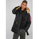 Winterjacke ALPHA INDUSTRIES "ALPHA Men - Parka & Winter Jackets PPS N3B" Gr. M, schwarz (black) Herren Jacken Übergangsjacken