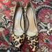 Nine West Shoes | Nine West Flax Animal Print Cow Leather Heels Pumps 6.5m | Color: Brown/Gold | Size: 6.5