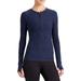 Athleta Tops | Athleta Derek Lam 10 Crosby Union Seamless Top Size L Long Sleeve 1/2 Zip Black | Color: Black | Size: S