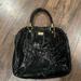Coach Bags | Black Patent Leather Coach Top Handle Bag | Color: Black/Gold | Size: Os