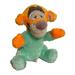 Disney Toys | Disneyland Winnie The Pooh Baby Tigger Rattle Plush 8" Stuffed Animal Toy Used | Color: Green/Orange | Size: Osbb