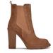 Nine West Shoes | Nine West Ream Chelsea Heeled Booties | Color: Brown | Size: 7