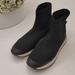 Zara Shoes | Black And White Soled Sock Shoes From Zara | Color: Black | Size: 6