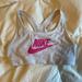 Nike Other | Girls Light Gray Nike Sports Bra Youth Large | Color: Gray/Pink | Size: Youth Large