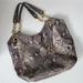 Michael Kors Bags | Michael Kors | Snakeskin Shoulder Bag Gray Golden Hardware | Color: Gold/Gray | Size: Os