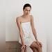 Madewell Dresses | Madewell Goldie Mini Dress In 100% Lines Nwt | Color: White | Size: 14