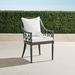 Avery Dining Arm Chair with Cushions in Slate Finish - Rain Moss - Frontgate