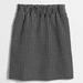 J. Crew Skirts | J. Crew Womens Straight Skirt Elastic Waist Mini Skirt Polka Dot Black | Color: Black/White | Size: 8