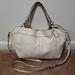 Coach Bags | Coach Lexy F28992 White Pebbled Leather Convertible Shoulder Handbag Satchel Bag | Color: White | Size: Os