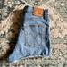 Levi's Shorts | Levi’s Levi Strauss Medium Wash Ribcage Cut Off Jean Denim Shorts Button Fly 28 | Color: Blue | Size: 28