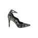 Christian Siriano for Payless Heels: Black Paisley Shoes - Women's Size 8 1/2