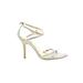 Carlos by Carlos Santana Heels: Gold Shoes - Women's Size 6 - Open Toe