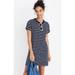 Madewell Dresses | Nwt Madewell Striped Navy T-Shirt Dress | Color: Blue/White | Size: Xs