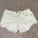 Free People Shorts | Free People Size 24 White/Cream Denim Shorts | Color: Cream/White | Size: 24