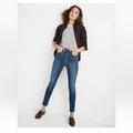 Madewell Jeans | Madewell 10" High-Rise Skinny Jeans In Winston Dark Wash Size 27 Denim Jeans | Color: Blue | Size: 27