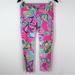 Lilly Pulitzer Pants & Jumpsuits | Lilly Pulitzer Kelly Skinny Pants Size 0 Swept By The Tides Bright Colorful | Color: Blue/Pink | Size: 0