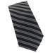 Michael Kors Accessories | Michael Kors Mens Black Gray Dotted Striped Classic Slim Neck Tie Silk | Color: Black | Size: Os